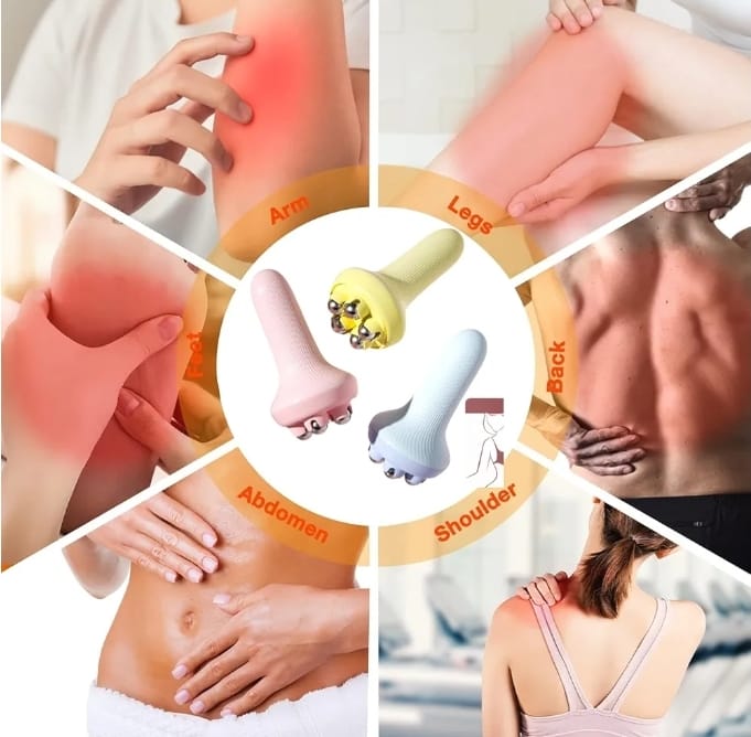 Roller Body Massager Anti-Cellulite Slimming & Skin Tightening Massage Tool.