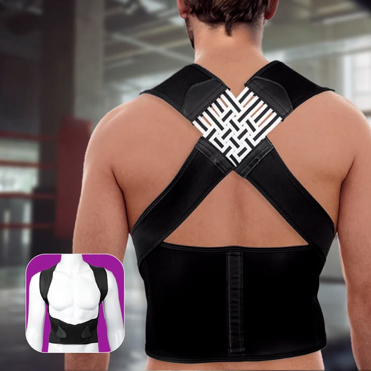 Adjustable Back Brace Posture Corrector Belt – Upper & Lower Back Support Belt for Men & Women.