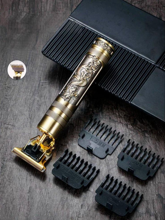 Vintage T9 Trimmer Professional Cordless - Electric Beard & Hair Outlining Grooming Kit.
